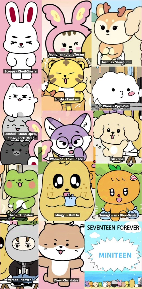 SpainCarat's tweet photo. [ Artículo de Naver 📰 ]

 El grupo SEVENTEEN ha revelado por sorpresa sus personajes oficiales llamados "Mini-teen", los cuales reflejan la personalidad única de cada miembro.

SEVENTEEN publicó cortos animados e ilustraciones que presentan a "Mini-teen" en sus redes sociales oficiales y en su canal de YouTube el 28 y 29 de este mes. 
Los personajes, que reflejan a la perfección el encanto de los 13 miembros de SEVENTEEN, rápidamente captaron la atención de los fans. Entre ellos están Cheot Cherry (S.Coups), Jjong Toram (Jeonghan), Shasseum (Joshua), Yeoldat Jam (Jun), Tam Tam (Hoshi), Pokdeong (Wonwoo), Ppyeopuli (Woozi), Dipari (The8), Kimja (Mingyu), Doa (Dokyeom), Ppugyuli (Seungkwan), Nonber (Vernon), y Chandari (Dino), personajes en cuya creación participaron los propios miembros.

El contenido recrea escenas de sus populares proyectos como "Going SEVENTEEN", las transmisiones en vivo de Weverse, la serie "In the SOOP SEVENTEEN ver.", "NANA TOUR with SEVENTEEN", y "SEVENTEEN Project - Operation Debut".

A través de "Mini-teen", los fans pudieron revivir momentos entrañables, como la escena antes de su debut en la que, sentados en la playa, prometieron que si alguno cambiaba, lo arrojarían al mar para recuperar su esencia. También se mostraron momentos como cuando los miembros recibieron con entusiasmo a Seungkwan en el dormitorio tras regresar de una actividad, o cuando animaban a Joshua, que estaba nervioso sosteniendo una bola de boliche.

Un representante de Pledis Entertainment comentó: "Con estos cortos e ilustraciones queríamos mostrar la actitud positiva de SEVENTEEN y la relación entre los miembros, que está impregnada en 'SPILL THE FEELS'. Esperamos que las personas se sientan identificadas con las historias que presenta este nuevo álbum".

Por otro lado, el nuevo álbum "SPILL THE FEELS", que contiene el mensaje de "Confiar mutuamente, compartir sentimientos y resolver preocupaciones juntos", se lanzará el 14 de octubre a las 6 p.m. 
Antes de su regreso, SEVENTEEN iniciará su nueva gira mundial "SEVENTEEN [RIGHT HERE] WORLD TOUR" en el Estadio Principal de Goyang el 12 y 13 de octubre, para luego visitar Estados Unidos, Japón y otras partes de Asia. 

[Foto] Pledis Entertainment
[OSEN=Jimin Kyung]

🔗https://t.co/GmxsFEvQM2

#SEVENTEEN #MINITEEN #SVT @pledis_17 💖