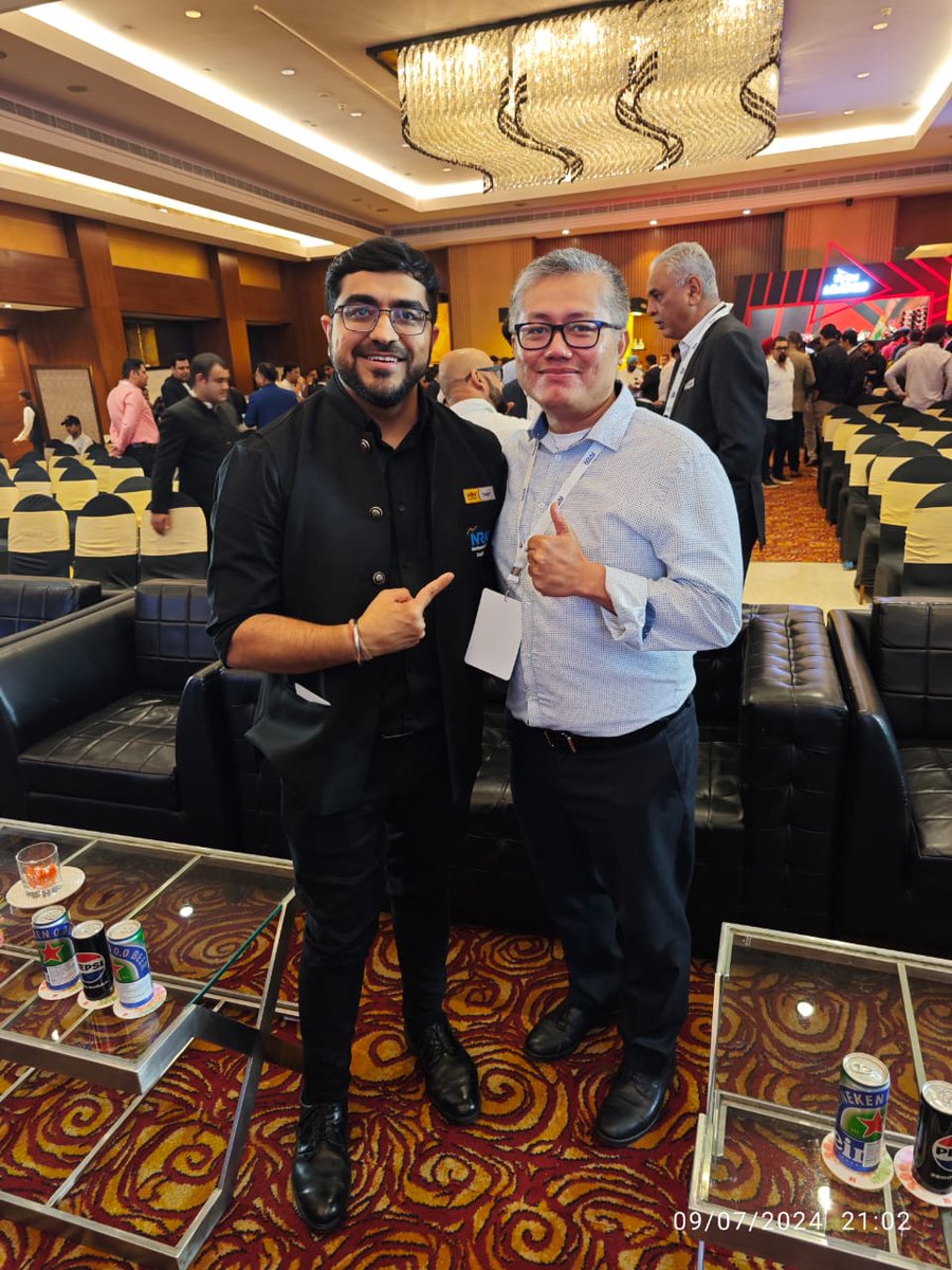 jonanz's tweet image. Congrats my friend @sagar_daryani , The New NRAI President