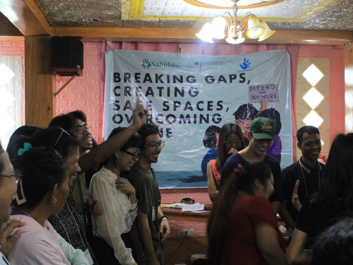 salinlahiphils's tweet photo. Salinlahi Alliance for Children’s Concerns met with human rights defenders and child rights advocates of the Bicol region to conduct a three-day mental health, stress management and psychosocial first aid (PFA) training.
#DefendTheDefender
#ActivismNotTerrorism
1/9 https://t.co/Jstb9I337h