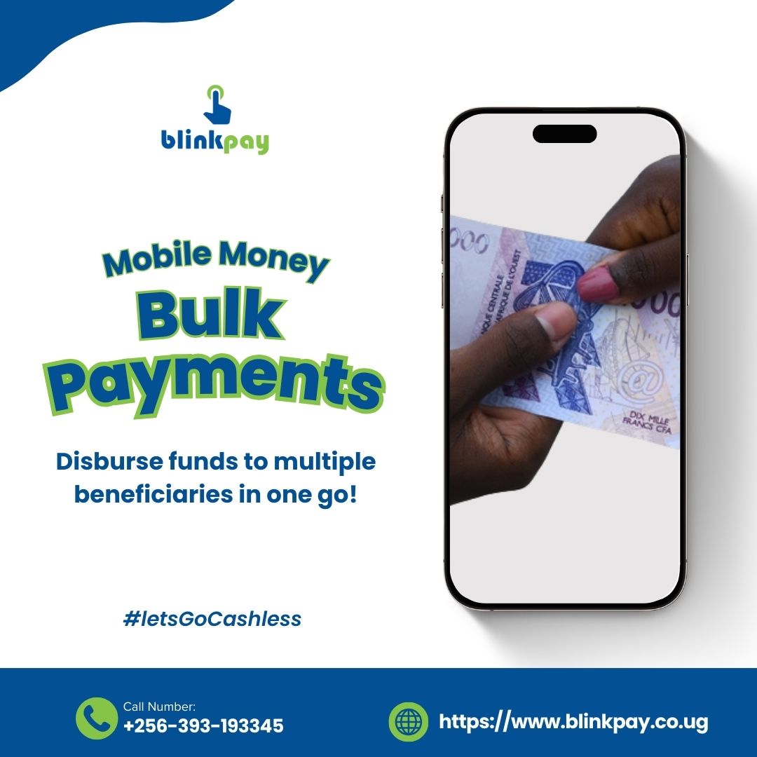 blinkpay1's tweet image. Make Bulk Payments Seamlessly! With BlinkPay&apos;s Mobile Money Bulk Payments, disburse funds to multiple beneficiaries in one go!

Simplify your payment process today.

#BlinkPay #BulkPayments #MobileMoney