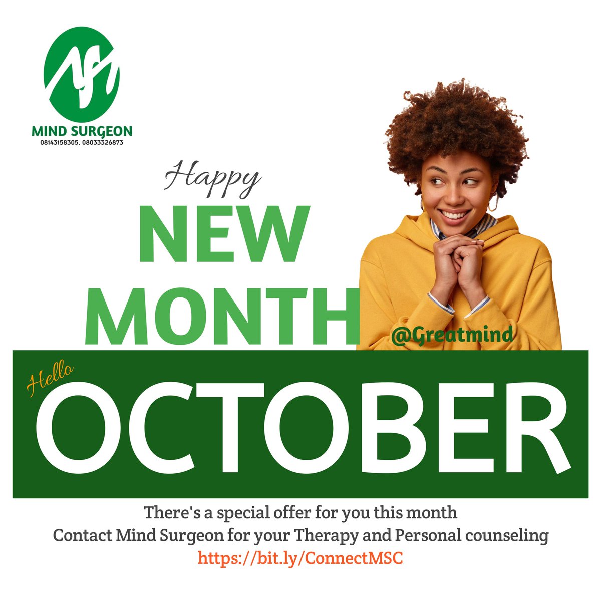 MindSurgeon456's tweet photo. Happy New month
Start the new month with a heart of change
#MindSurgeon #VoiceofGod #GreatMind https://t.co/6Ta5Fv3i1e