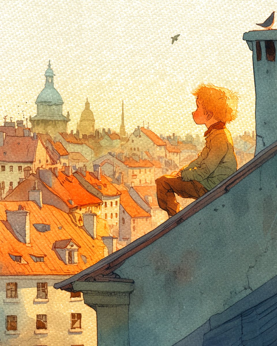 The dawn gently embraces the city, quietly announcing the arrival of yet another day🌿

#Peace #AIArt #digitalartwork 
#AIArtwork #Illustration