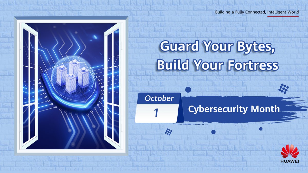 IT_Huawei's tweet image. 🏰 This #CybersecurityMonth, don&apos;t wait for a breach! Build your digital fortress with #HuaweiStorage! Our #ransomwareprotection solutions ensure data resilience, allowing you to focus on your mission-critical business. Learn more: bit.ly/3ZpZj66 #DataProtection