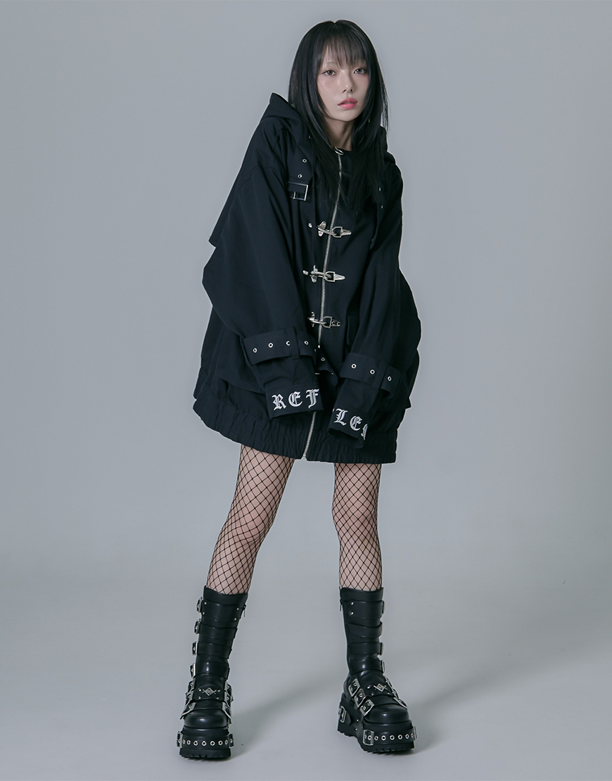 REFLEM【レフレム】ファイヤーマンバックルハイネックブルゾン REFLEM