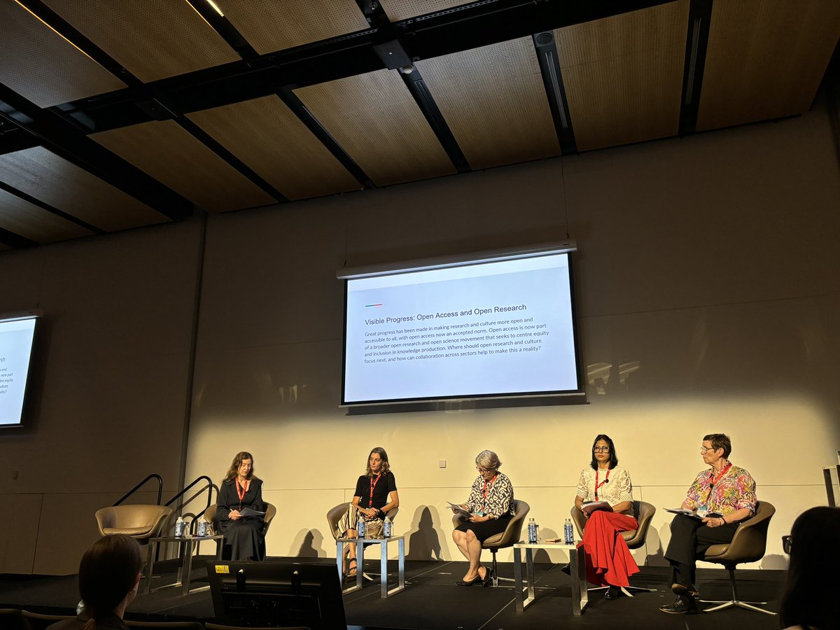 moudkhalifa's tweet image. Visible Progress: Open Access and Open Research
Speakers: Dilara Begum, Petra Lundgren, Catherine Clark, and Ginny Barbour
Moderated by: Fiona Bradly

#IIFS2024
#IIFS24
#IFLA
@IFLA