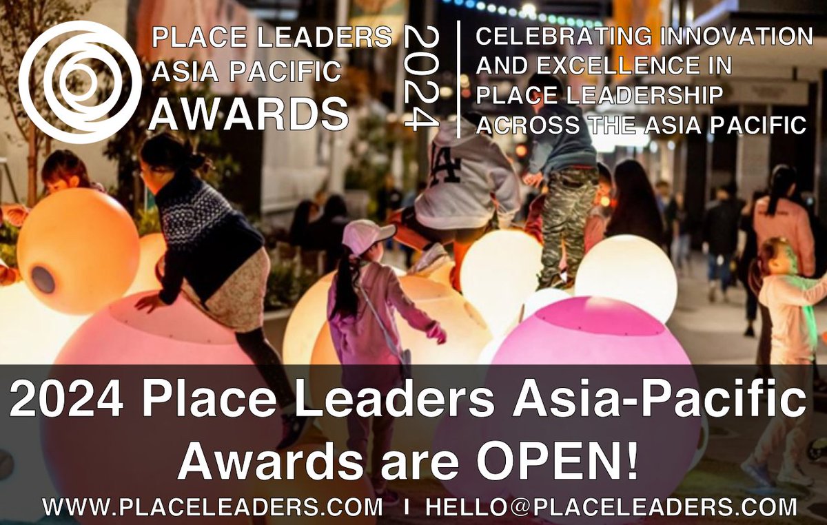 Placemaking turns the ordinary into extraordinary - spaces into communities, streets into experiences, neighborhoods into networks, and cities into stories. If this speaks to you, download the Awards Guide and enter today 👉 bit.ly/PLAwards2024
