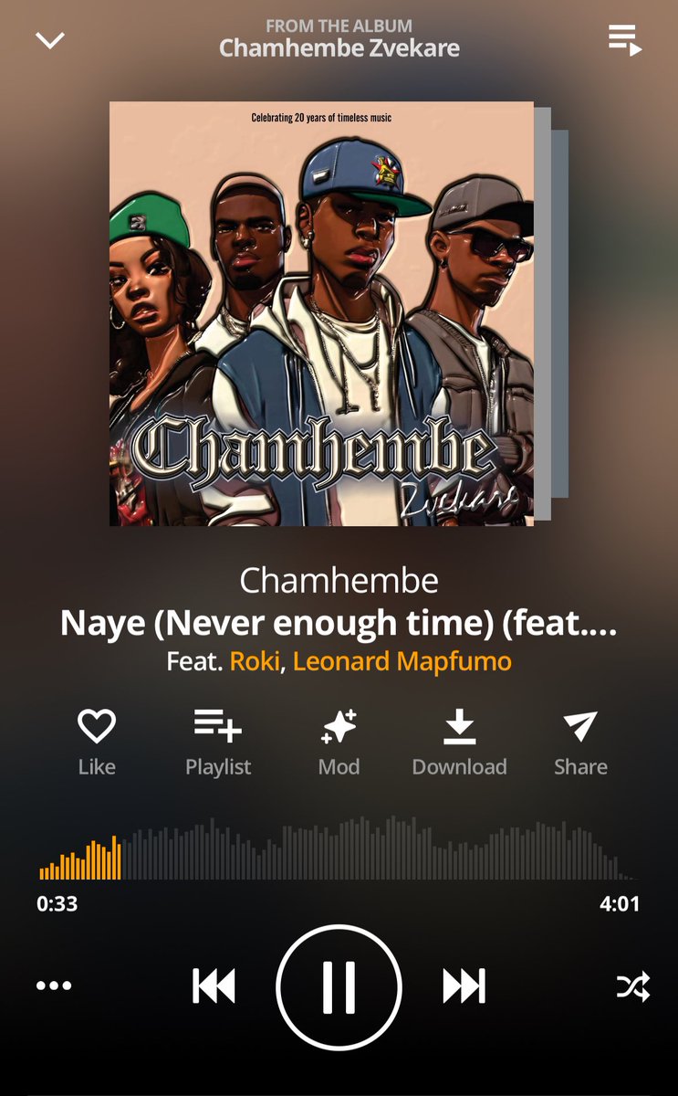 Me and <a href="/namapfumo/">Leonard Mapfumo</a> had to do it one last time . #Naye out Now audiomack.com/chamhembe-1/so…