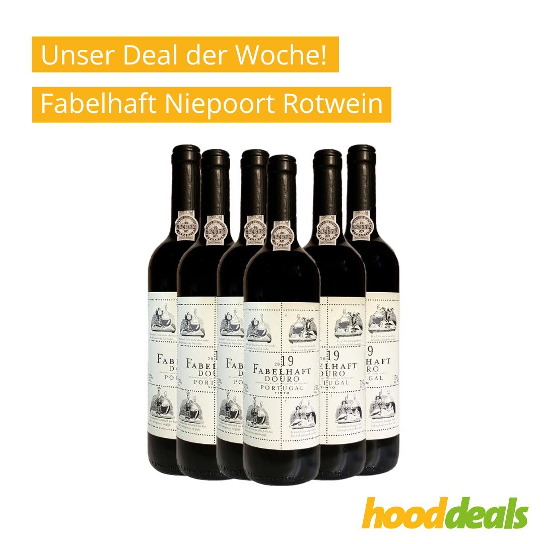 Unser Deal der Woche! Fabelhaft Niepoort Rotwein 🍷
Du suchst nach ganz besonderen Schnäppchen und Top-Deals? Suche nicht weiter! Hier ist unser HoodDeal der Woche!

👉hood.de/link/hooddeals…

#hood #hoodde #onlineshopping #wein #deals #schnäppchen #sale