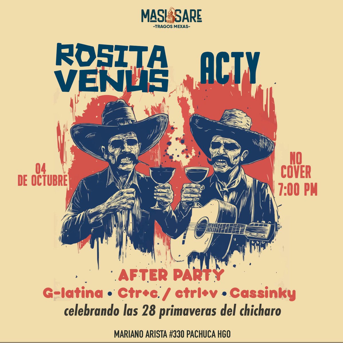 Tenemos mucho rock y una fiestota más.