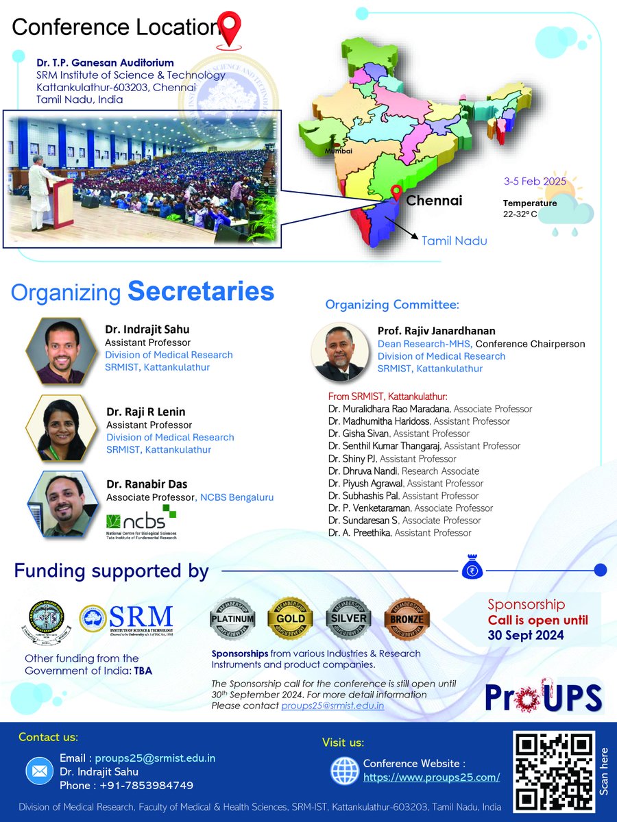 Ranabir Das (@ranabirnmr) on Twitter photo Get ready for a gathering of outstanding scientists in February 2025 to start stimulating discussions on @Ubiquitin @Proteasome @PROTAC <a href="/NCBS_Bangalore/">National Centre for Biological Sciences</a>. Don't miss out on this captivating event. Multiple travel/poster awards available. Hurry—abstract submission ends by 15 Oct! Get ready for a gathering of outstanding scientists in February 2025 to start stimulating discussions on @Ubiquitin @Proteasome @PROTAC <a href="/NCBS_Bangalore/">National Centre for Biological Sciences</a>. Don't miss out on this captivating event. Multiple travel/poster awards available. Hurry—abstract submission ends by 15 Oct!
