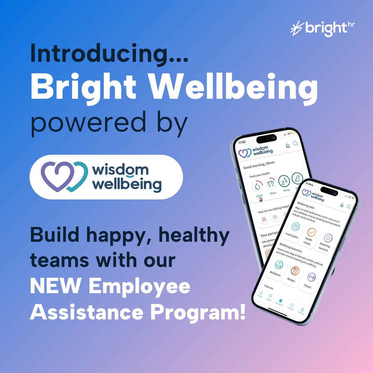 24/7 #EmployeeWellbeing support is now available with #BrightWellbeing✨

Powered by Wisdom Wellbeing, it's the helping hand you need to reduce stress and burnout, especially in the midst of Australia's #MentalHealthCrisis.

Discover #BrightWellbeing👉 brighthr.com/au/brightwellb…