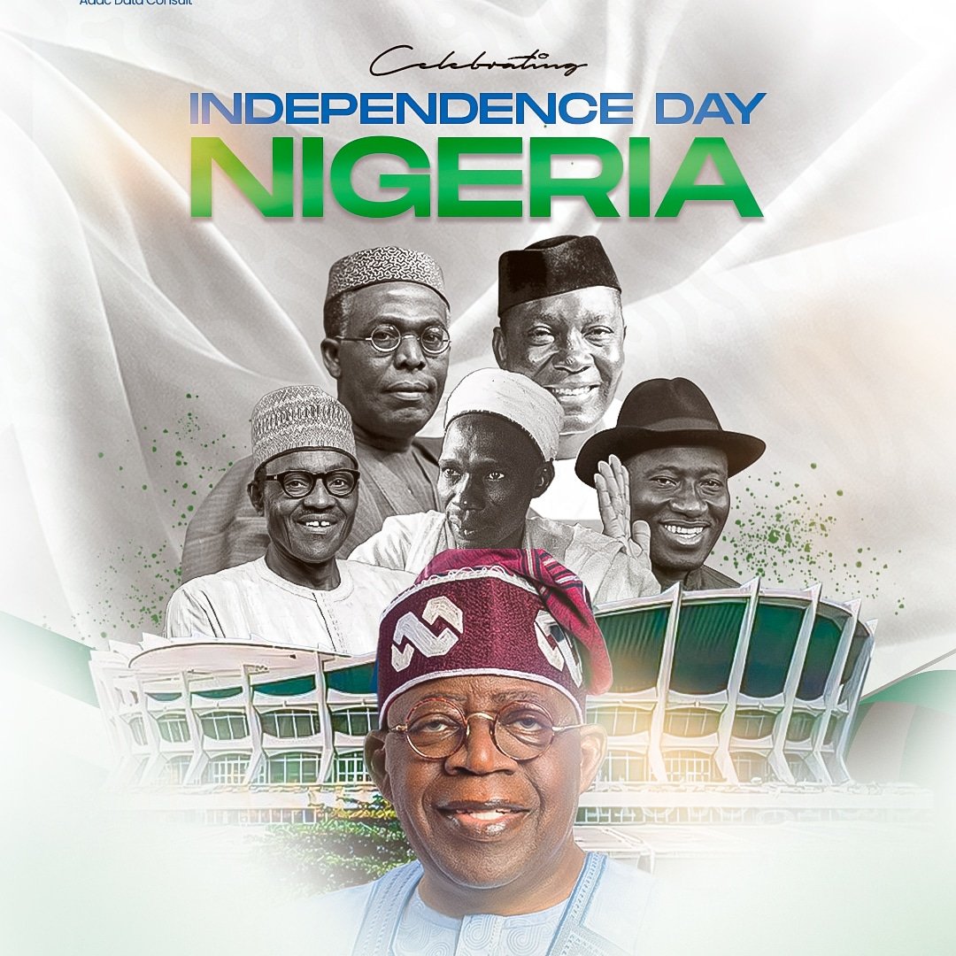 Happy Independence Day, Nigeria! As we celebrate 64 years of independence, let's stay hopeful and resilient, even in these challenging economic times. Together, we rise. 🇳🇬 #NigeriaAt64 #hopeforabettertomorrow