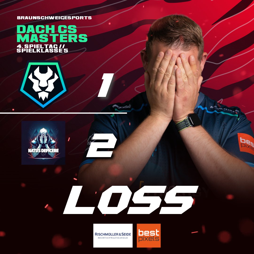 Das Ergebnis sind wir euch noch schuldig:
Bitteres Match... nach Führung doch noch verloren.
Aber heute Abend gibt es die nächste Chance auf Wiedergutmachung!