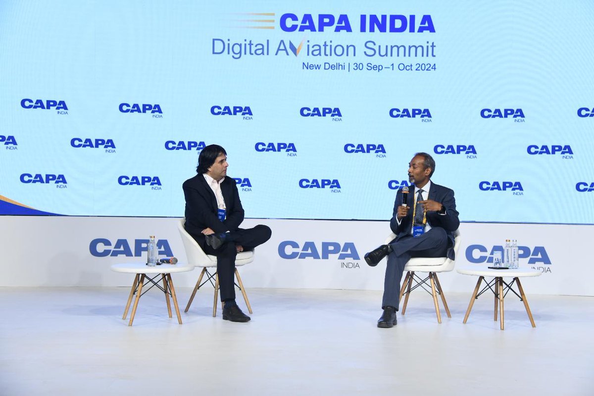 capa_india's tweet photo. At #CIDAS24, @SureshMK555 provides key @DigiYatraOffice statistics: 6.3 million users, which should rise to 10 million soon, and used more than 30 million times. He shares #Digiyatra holds regular meetings with crucial stakeholders such as #airports and #airlines for programme effectiveness.
#CAPAIndia #IndianAviation #AviationDaily #AirportDigitisation