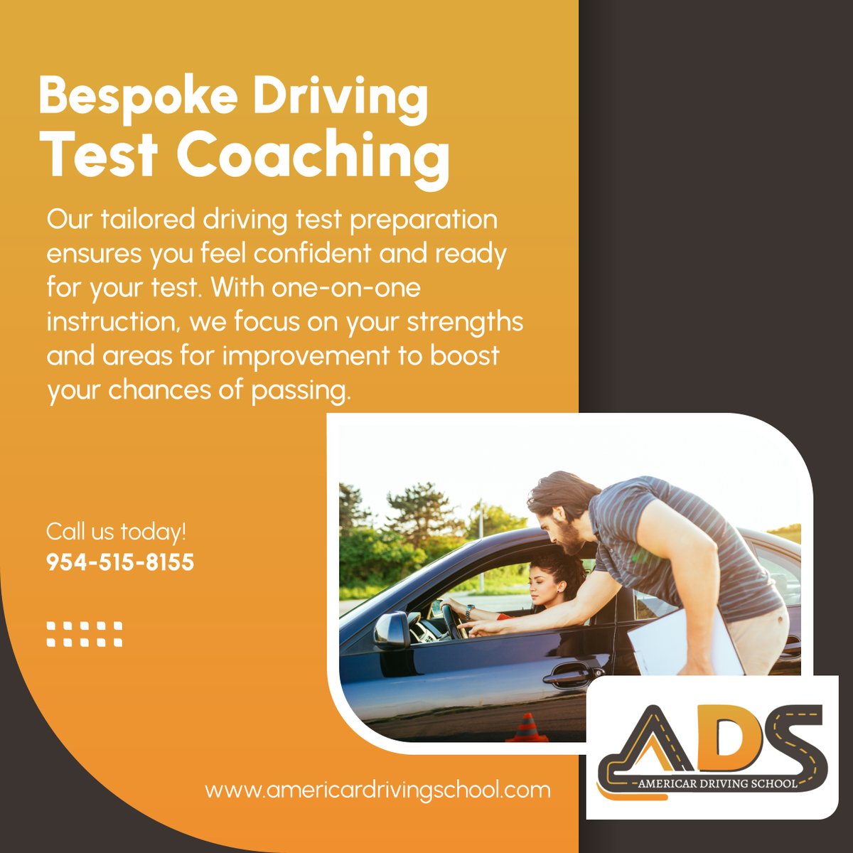 americardriving's tweet image. Ready to ace your driving test? Our personalized prep sessions are designed to build your confidence and enhance your skills. Book your session today and take the wheel with assurance! 

#MargateFL #DriverEducation #DrivingTestPrep