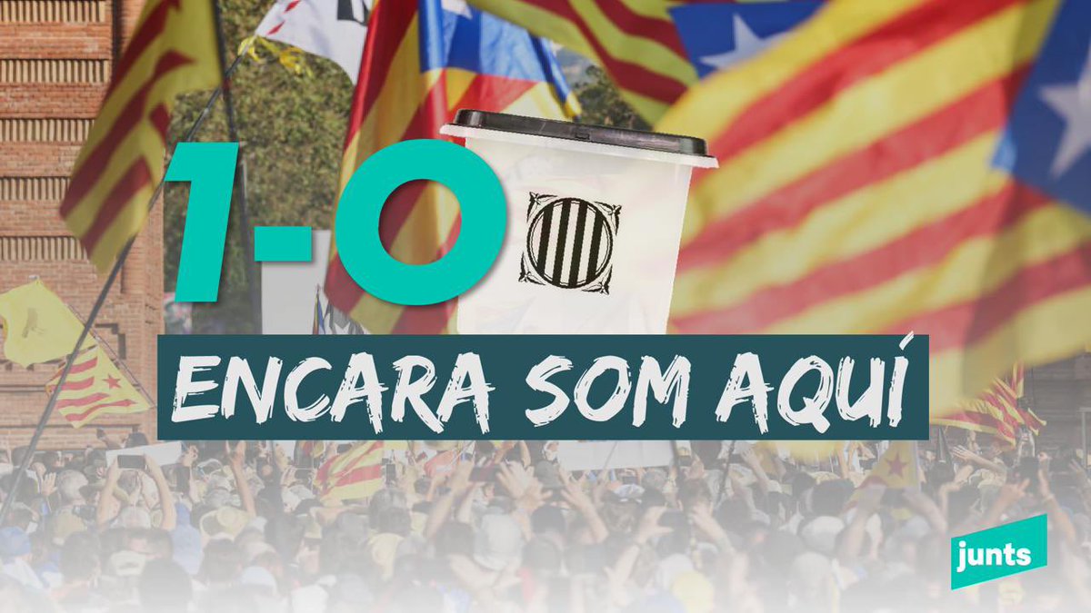 L’1O és l’acte democràtic més gran que hem fet mai: va ser un referèndum, va ser legítim i vam guanyar. Han passat 7 anys i encara som aquí. Les conviccions segueixen intactes per culminar la independència de Catalunya. Ho farem junts!