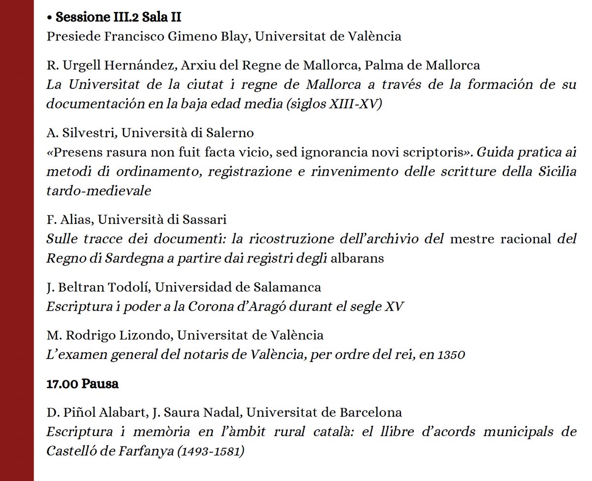 jobetodoli's tweet photo. Cap a finals d'aquesta setmana serem per Sardenya al 'XXI Congrés d'Història de la Corona d'Aragó', a escoltar i aprendre de grans especialistes i a parlar un poquet d'escriptura i algunes de les seves funcions al segle XV.📜✍🏼 https://t.co/tOZRII5oFY