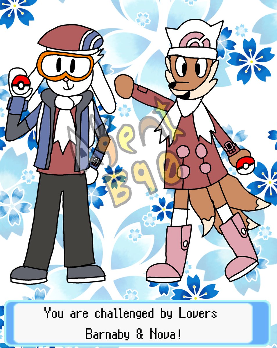 AgentB90's tweet image. October already? Time me and my gf Nova dressed up.

#oc #bunny #kitsune #Pokemon #Platinum #lucas #dawn #cosplay #Halloween