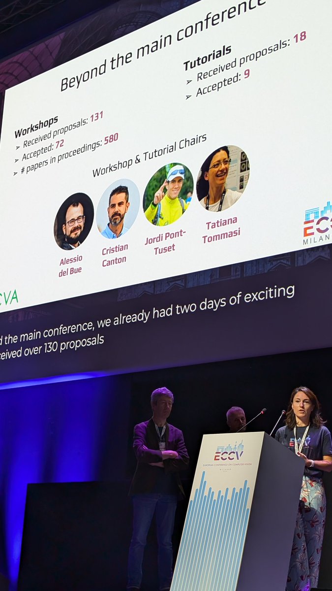 Alessio Del Bue (@alessiodelbue) on Twitter photo Happy to have supported <a href="/eccvconf/">European Conference on Computer Vision #ECCV2026</a> #ECCV2024 this year. Organising workshops and tutorials was a challenging task but we had an amazing team <a href="/cristiancanton/">Cristian Canton</a> <a href="/jponttuset/">Jordi Pont-Tuset</a> <a href="/tommasi_tatiana/">Tatiana</a> Happy to have supported <a href="/eccvconf/">European Conference on Computer Vision #ECCV2026</a> #ECCV2024 this year. Organising workshops and tutorials was a challenging task but we had an amazing team <a href="/cristiancanton/">Cristian Canton</a> <a href="/jponttuset/">Jordi Pont-Tuset</a> <a href="/tommasi_tatiana/">Tatiana</a>