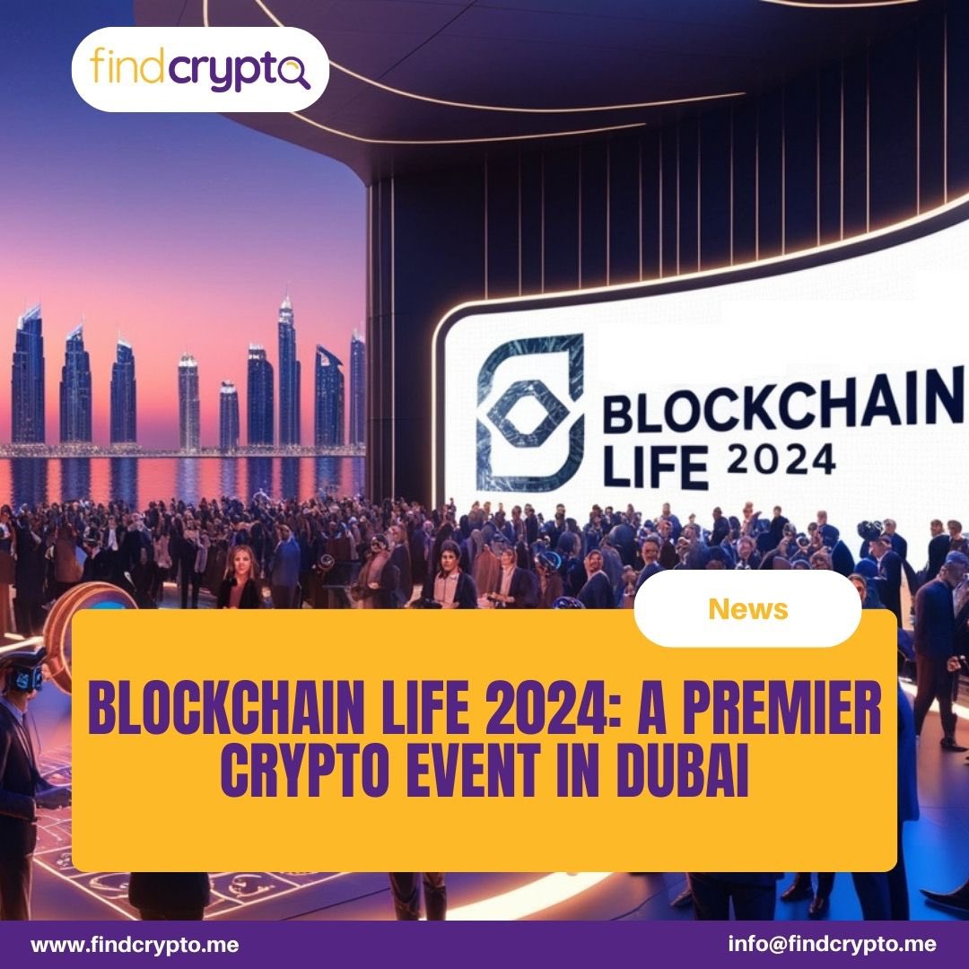 findcrypto_me's tweet photo. Dubai is set to host the 13th edition of Blockchain Life, one of the most significant global events in the world of cryptocurrencies, web3, and blockchain technology. Scheduled for October 22-23, 2024, at the Festival Arena.

#event #blockchain #blockchainlife #dubaievent https://t.co/BRPw7UiNFx