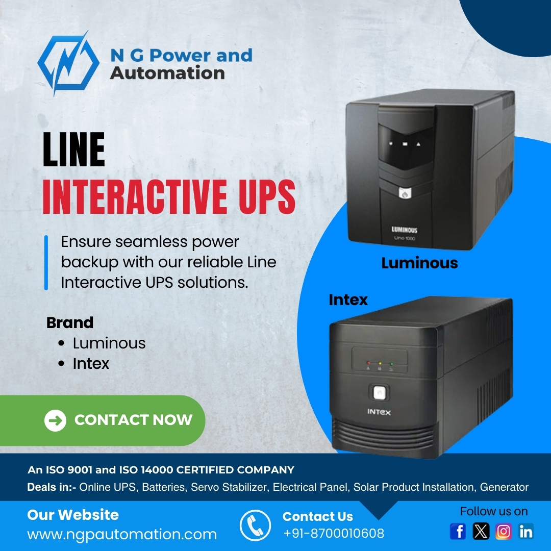 NgpowerA's tweet image. Transform your space with Line Interactive UPC—where innovation meets functionality! 🌟
Call:- +91-8700010608
Visit:- ngpautomation.com
#LineInteractive #UPVC #HomeRenovation #ModernDesign #Durability #EnergyEfficient #SmartLiving #InteriorDesign #HomeImprovement