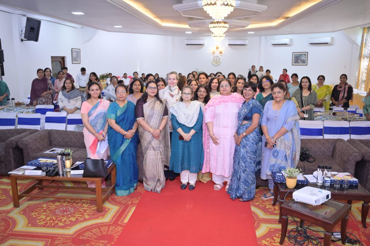 amneet_p's tweet photo. Culminated closing ceremony of Haryana Poshan Maah 2024 &amp; Chaired State Consultation on Achieving Gender Equality and Nutrition Security co-organised by WFP India. @wcd_haryana is focussed on improving nutrition status of the state. @MinistryWCD @WFP #PoshanMaah #GenderEquality https://t.co/Agq4vV5Zci