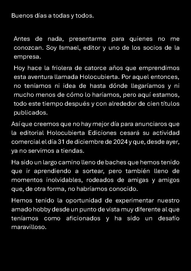 Holocubierta Ed. tweet media