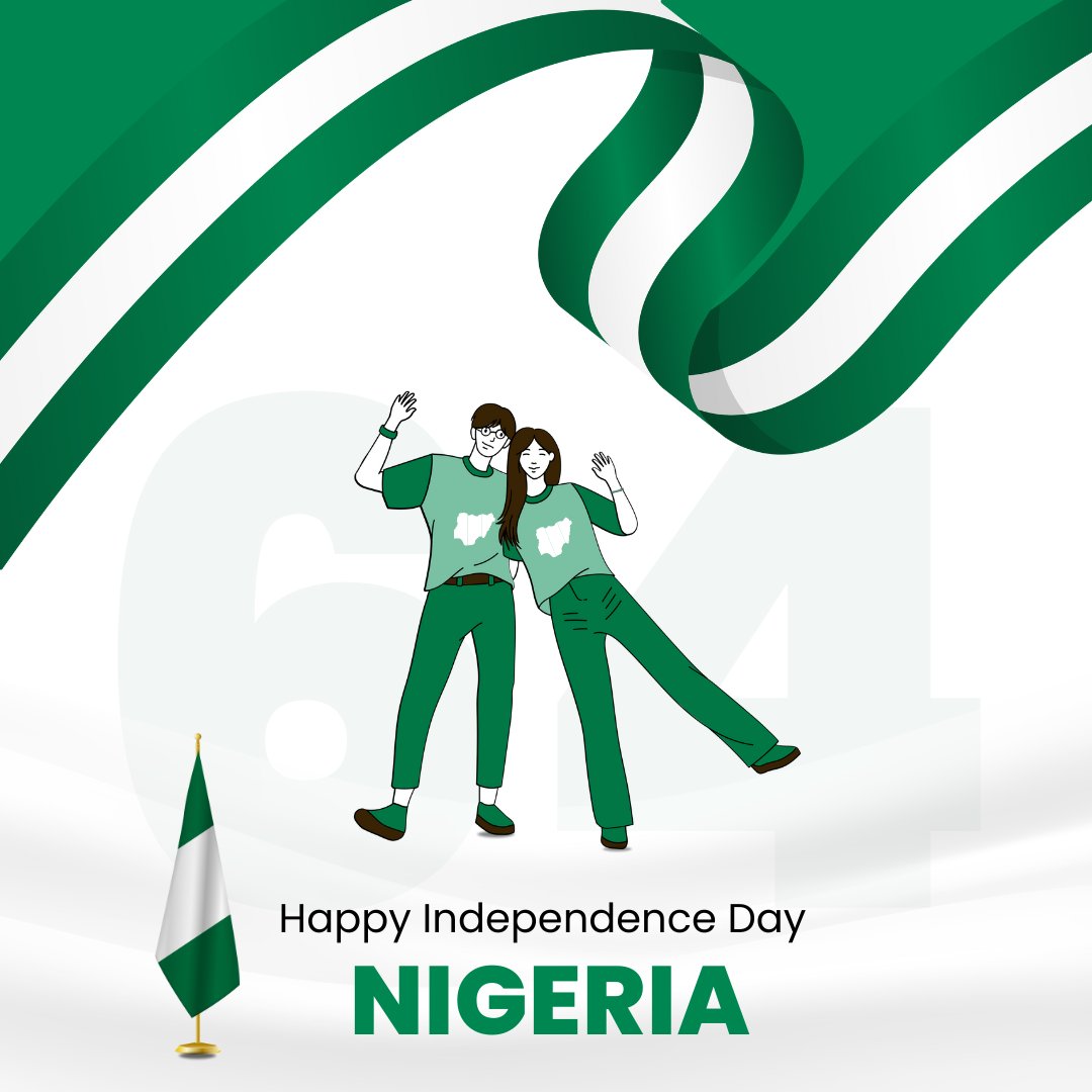 synerphy's tweet photo. Freedom to love, love that frees. Happy Independence Day Nigeria!
#IndependenceDayNigeria #HappyIndependenceDayNigeria #Synerphy #NigerianLove #LoveUnites #NigeriaUnite https://t.co/iHLIvfDsyE