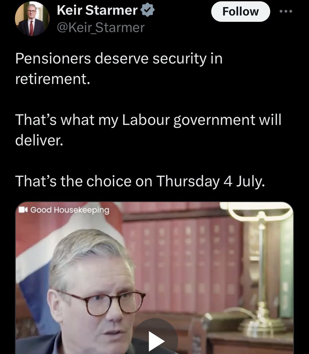 JamesMelville's tweet image. He posted this prior to the general election on 26 May 2024. 

He duped voters. 

#WinterFuelAllowance