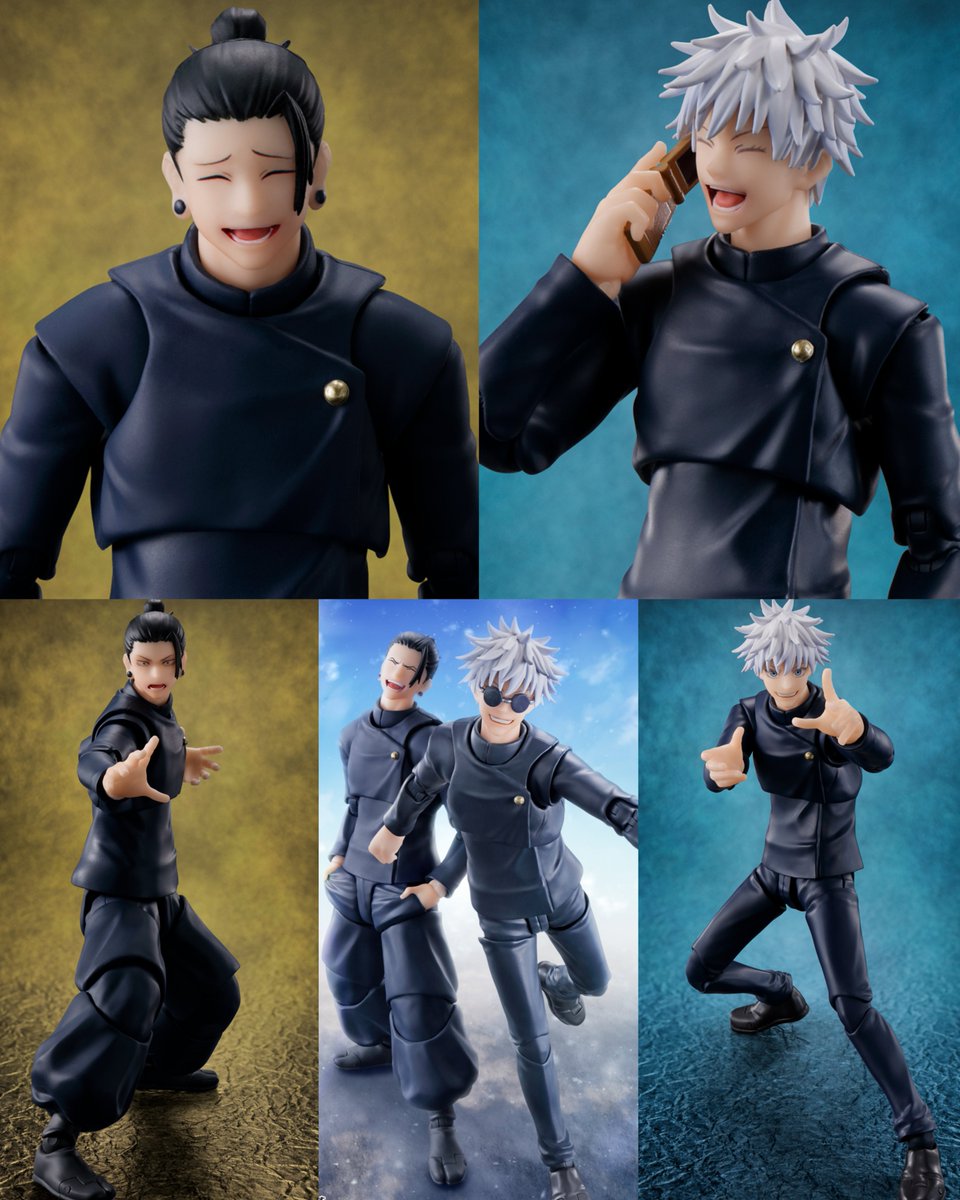 jyujyutu_001's tweet photo. 【グッズ情報】

『呪術廻戦』S.H.Figuarts 五条悟・夏油傑 ‐呪術高専‐が各通販サイトにて予約受付開始！

ご予約はコチラ▼
https://t.co/M3tdYMvGbG https://t.co/Yn0qqkBrH0