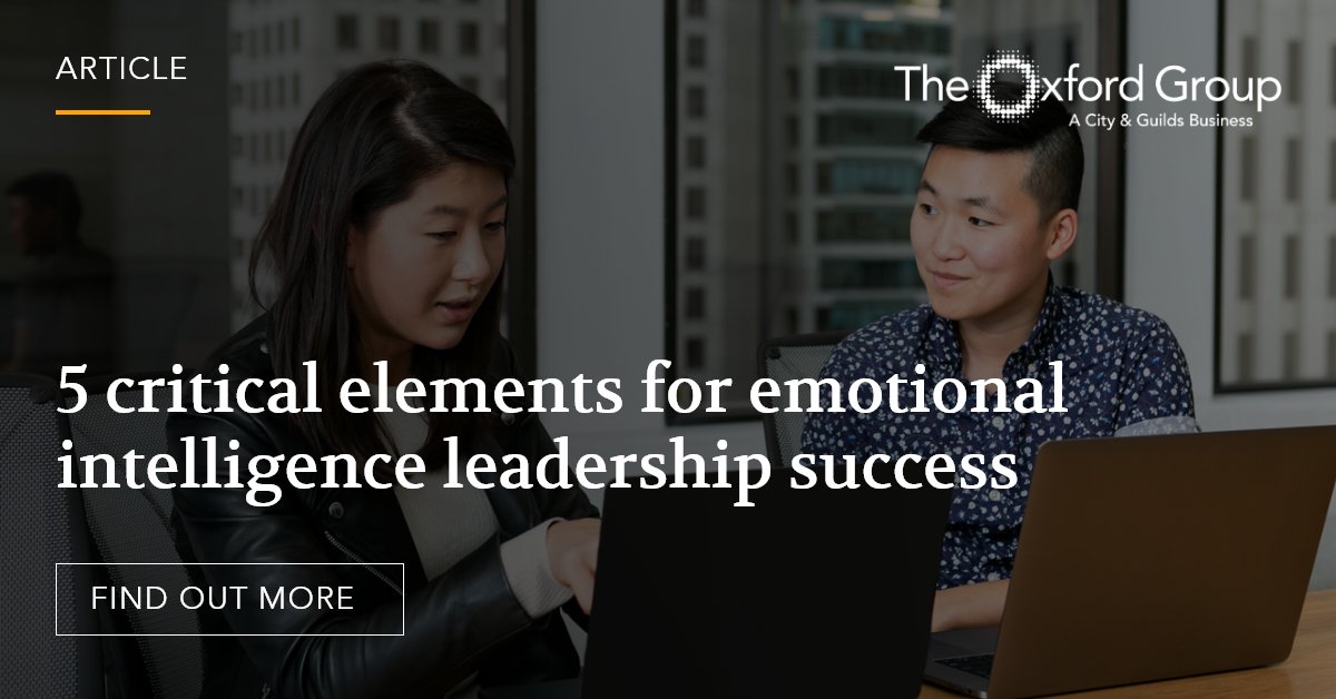 Are you looking to enhance your leadership skills through emotional intelligence?
 
Discover our article's 5 critical elements that can shape your leadership success.

Read full article here: ow.ly/Mh1r50TyIHj

#LeadershipSuccess #EmotionalIntelligence