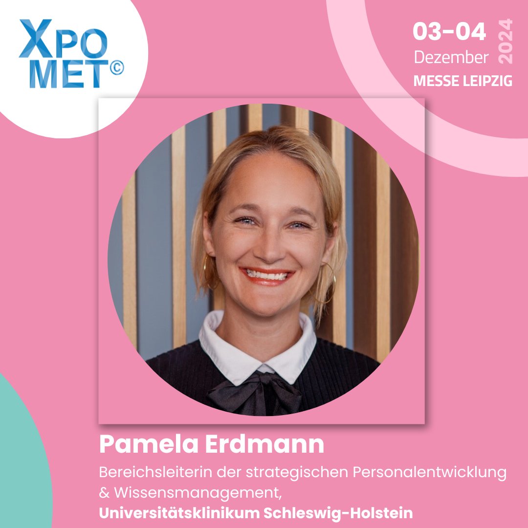 🔥 Speaker Spotlight: <a href="/Pamela/">A..</a> Erdmann auf der #XPOMET2024! 🌟
Als Bereichsleiterin für Personalentwicklung &amp; Wissensmanagement am @UKSH teilt sie ihre Expertise über Next Gen Healthcare - nicht verpassen!

👉XPOMET 2024 Tickets - XPOMET 2024 Tickets

#XPOMET #Healthcare