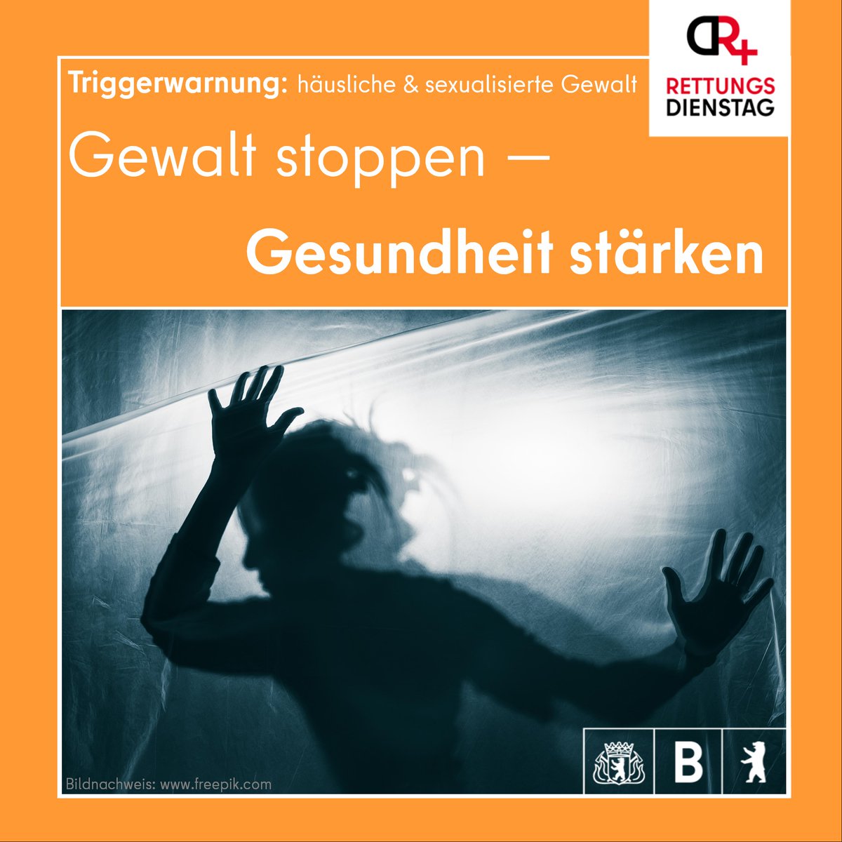 Berliner_Fw's tweet photo. Frauen sind besonders oft von häuslicher und/oder sexualisierter Gewalt betroffen.
Häusliche Gewalt hat viele Gesichter und ist nicht immer sofort zu erkennen, weil sie häufig im Verborgenen stattfindet.
Hilfe unter:
https://t.co/w0JBHj2Y77

#RettungsDienstag
#BerlinerBeuerwehr https://t.co/dQe2iMNUyn