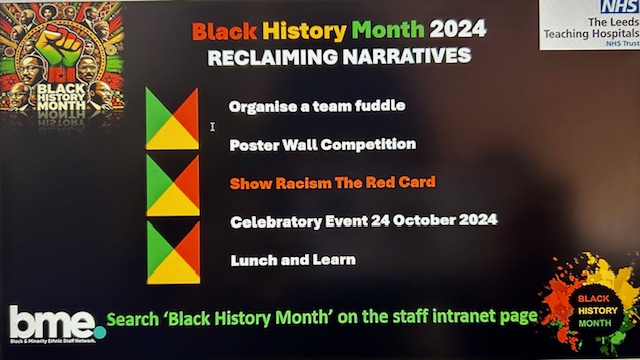 LTHT_BME's tweet image. Following intense planning, we are ready and really excited for opportunities to engage with colleagues at all levels as we educate, empower and seek to correct inaccuracies in our stories.
#ReclaimingNarratives 
#TimeToConnect
#ImproveDiversityAndInclusion
#CulturalCompetence