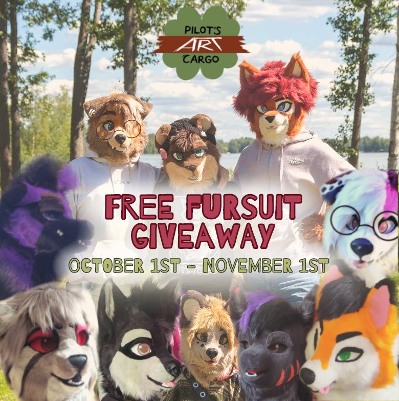 FURSUIT GIVEAWAY TIME
⌚1st of October - 1st of November
🍀
I will CHOOSE the winner myself!

How to join:
- ❤️ this post and follow
- Retweet
- Comment done and @ one friend 
- Fill the google form on my website! 

Winner pays shipping, more info in the google forms ^^