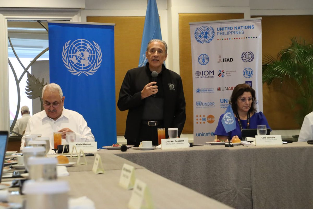 UNPhilippines's tweet photo. "Today were kicking off #UNMonth! 🎉 ��We're grateful for our media partners in delivering timely and accurate info about #SDGs and @UN activities in the 🇵🇭," @UNPhilippines Chief @ggonzzalezz https://t.co/zW03FPVlwH