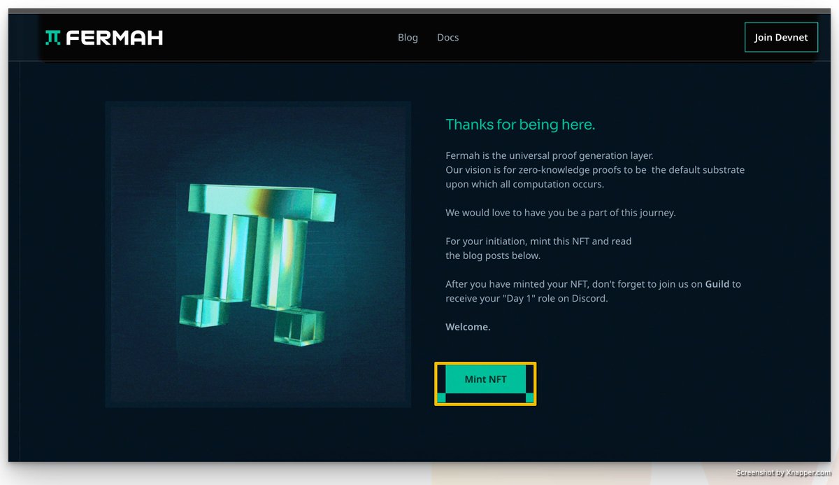 mztacat's tweet photo. 🃏 Fermah NFT Mint:   DAY 1 Interaction 

Raised $5.2M, also backed by a16z, 
Remember, we previously spoke about Blocksense { with same backer } 

      📍Visit: 
https://t.co/Sx82NonwFl
  ✨ Click on "Mint NFT" 
  ✨ Input Email and Address  -- follow @fermah
  ✨ Join Discord and guild  --   https://t.co/I1dhufqCKg 

Wait for more Update! 🫡