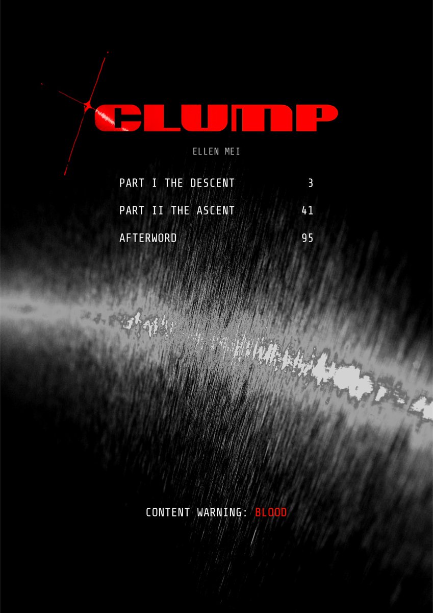 dadfather_'s tweet image. 💥kicking off #CLUMPtober with a 10-pg preview of my 90-pg comic CLUMP ✂️ On a typical day at a typical corporation, a fatal workplace incident occurs…a silly story about making the most of a bad day at the office! [cw: blood](1/4)

🗓️ available 10/1-10/31 only at @SBComicsFair