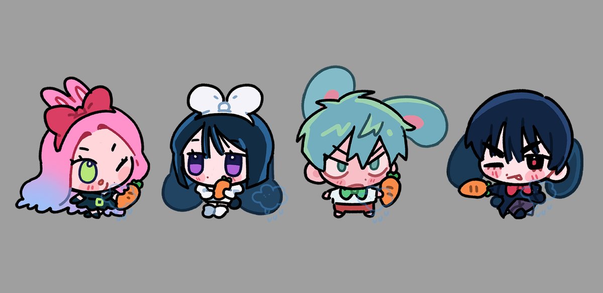 alnst bunnies! i love all their cute AUs so much. #mizisua