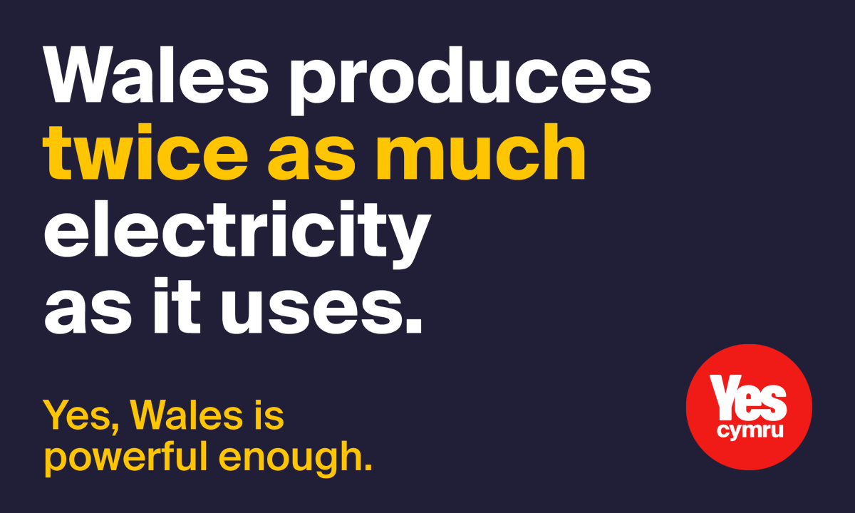 From TODAY  onwards, people in 🏴󠁧󠁢󠁷󠁬󠁳󠁿  Wales will start paying  £100  MORE  for electricity than Londoners!

Yet, 🏴󠁧󠁢󠁷󠁬󠁳󠁿  Cymru is a  NET  EXPORTER  of electricity!  We export 50% of our production with NO benefit!  

Wales is being shortchanged by Westminster. 
We need #IndyWales! ASAP!