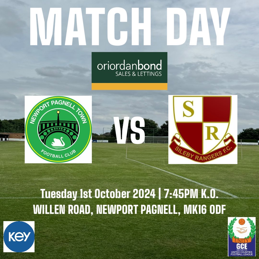 Tonight we travel to Newport Pagnell at Willen Road, the lads will be looking to keep their good run of form going.

🆚 <a href="/nptfc/">Newport Pagnell Town FC</a> 
🗓 Tuesday 1st October 2024
⏱ 7:45PM Kick Off
🏆 <a href="/utdcos/">UCL</a> Premier South Division
📍 Willen Road, Newport Pagnell, MK16 0DF