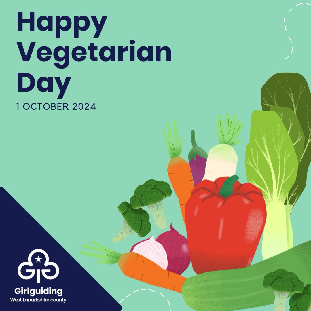 Lettuce celebrate the green side of life 🌱 Happy World Vegetarian Day!

 #GirlguidingWestLanarkshire