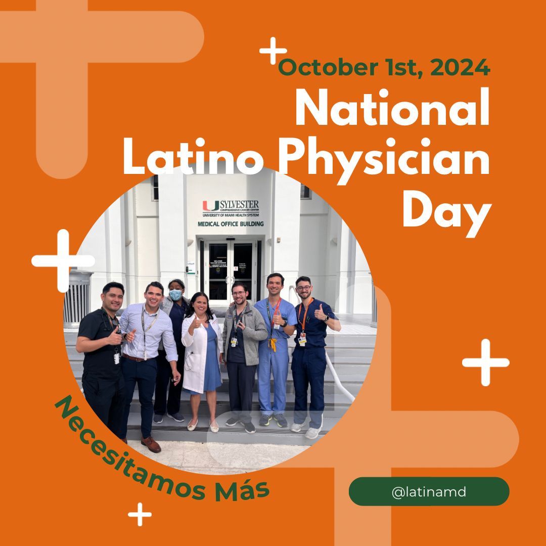 6% is not enough! We need more Latinx physicians to serve the growing Latino population. 
On October 1st, we celebrate the National Latinx Physician Day.
#nationallatinophysicianday #nationallatinaphysicianday  #nationallatinxphysicianday #mentorship #latinosinmedicine #NLPD24