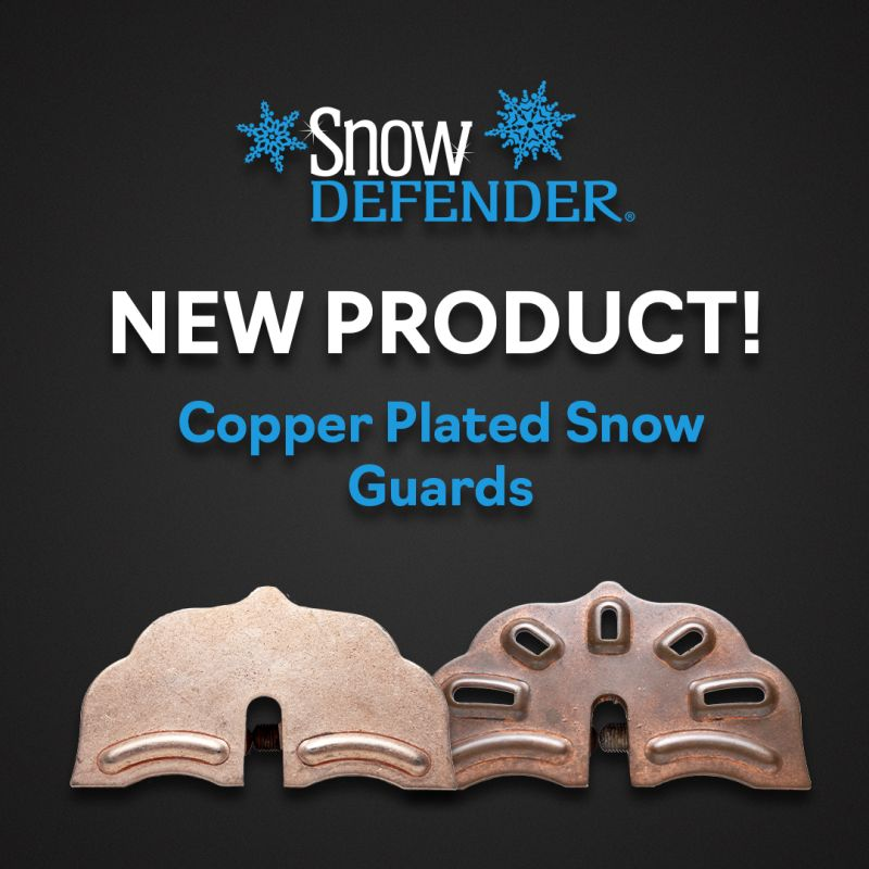 LevisBuildComp's tweet image. NEW PRODUCT! Levi&apos;s Snow Defender 6500 and 7500 are now available in a copper-plated option. This stainless steel snow guard will develop a beautiful patina over time, matching your copper metal roof! #SnowGuards #HomeImprovement