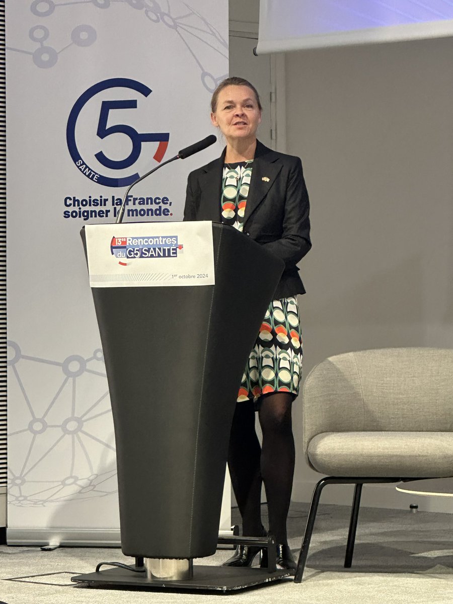 13eme Rencontres G5 : Hanne Fulg Eskjaer, Ambassadrice du Danemark réserve sa 1ère intervention en France aux industries de santé. Merci à elle pour le benchmarking qu’elle nous apporte pour gagner en efficience !