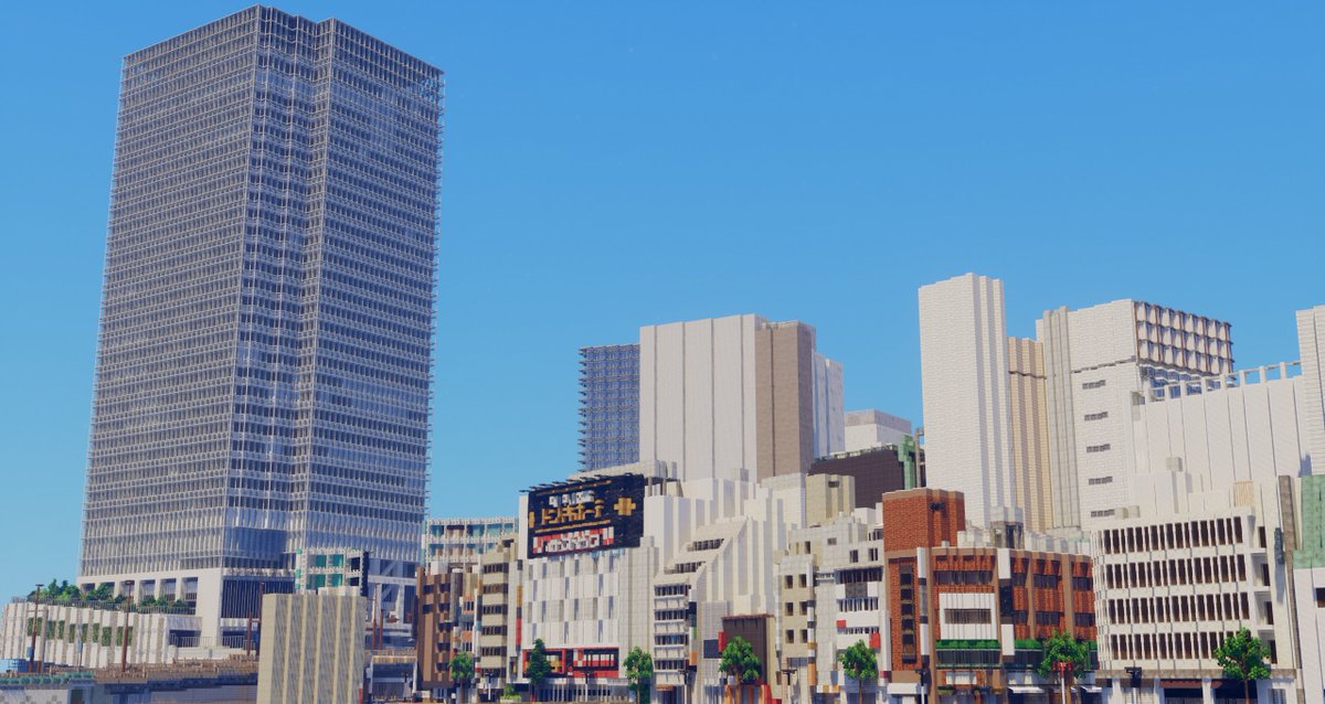 マインクラフトで
『バスタ新宿』を再現しました。

#Minecraft
