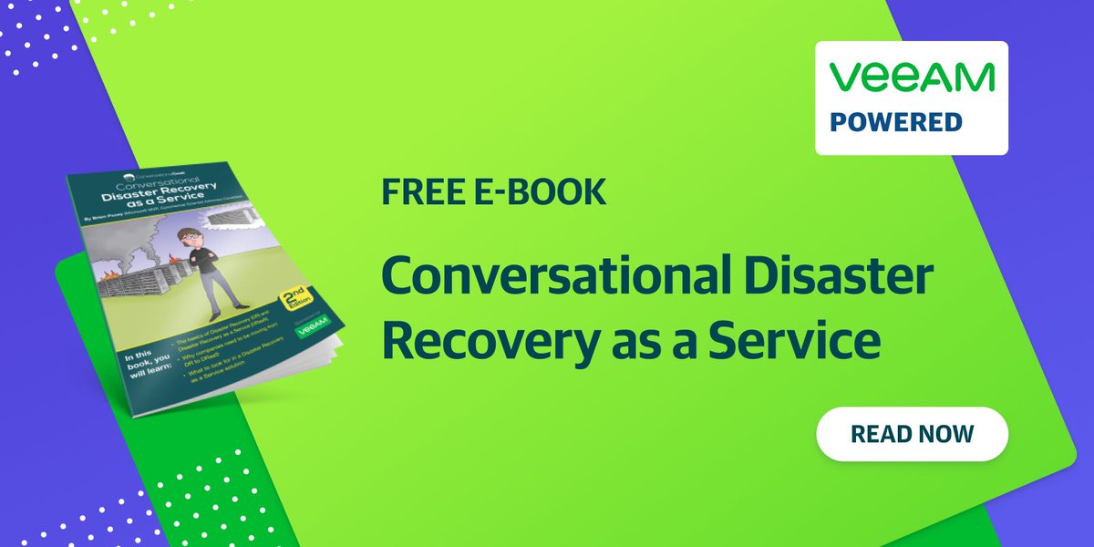 Achieve disaster recovery outcomes without maintaining a second data center. Learn more in this Conversational #DRaaS e-book. #DR stwb.co/paucaau.