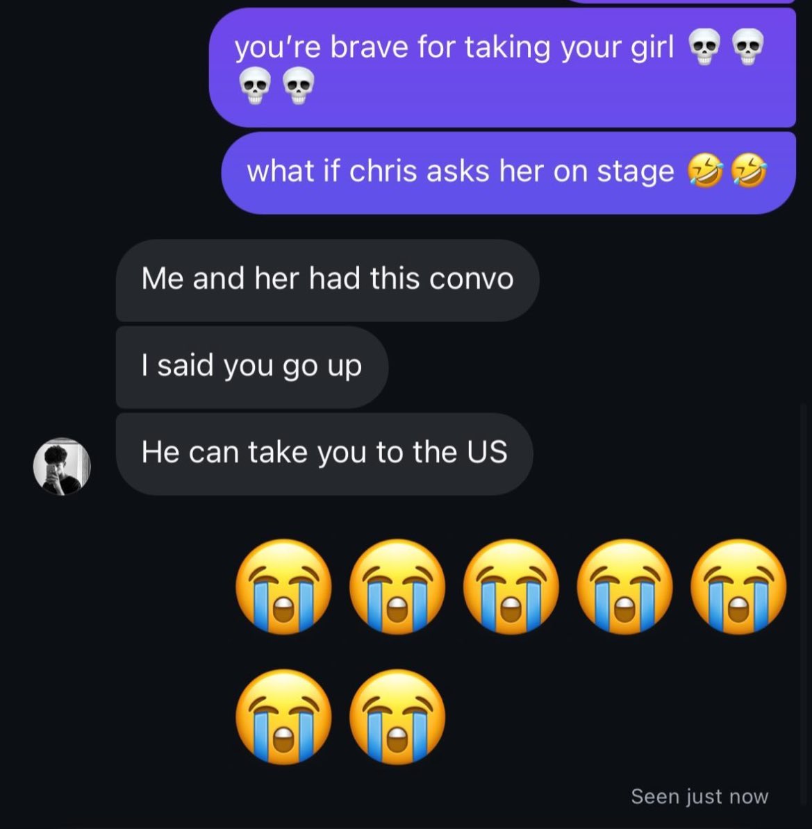 must_be_her's tweet photo. Idk whose story this was but I laughed too hard 😭 https://t.co/1h7cibONYW