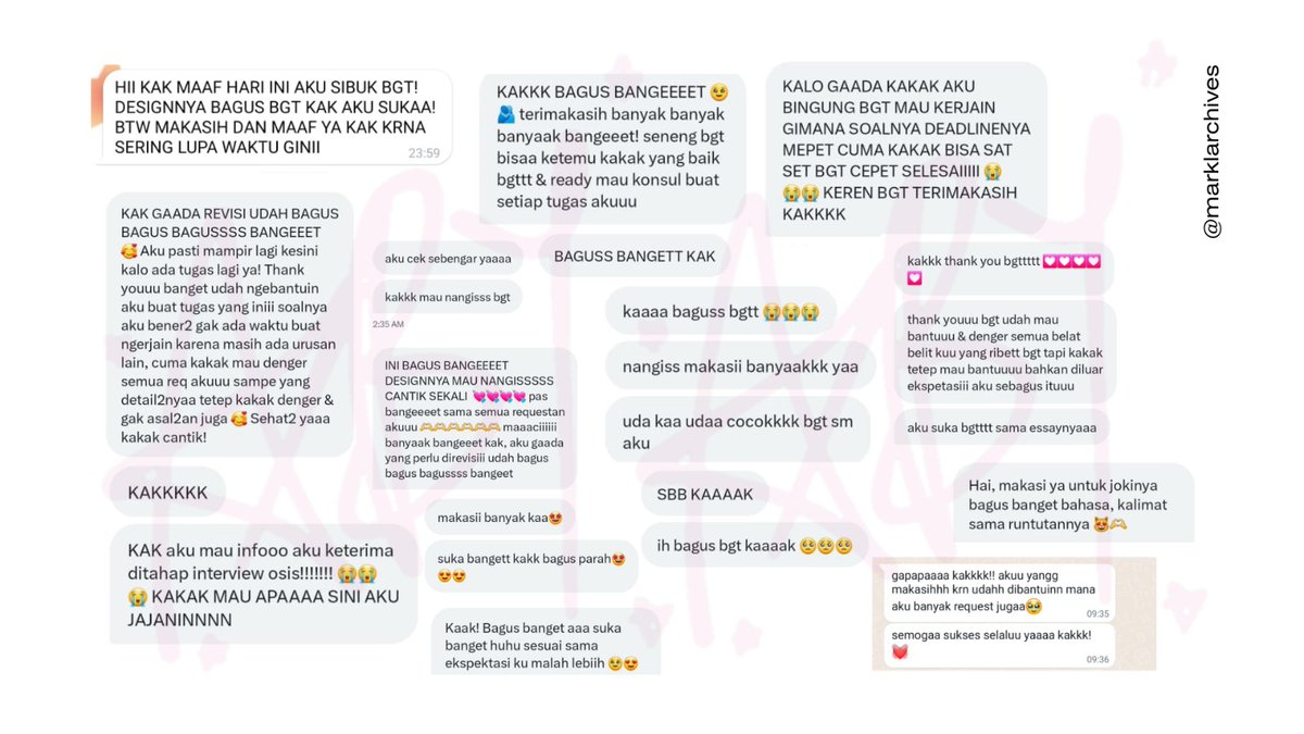 marklarchives's tweet image. Toko sudah buka!

Dengan 500+ testi since 2023, aku bisa bantu untuk tugas2 kamu ⏰️ #zonauang

tiny.cc/whatsappaby