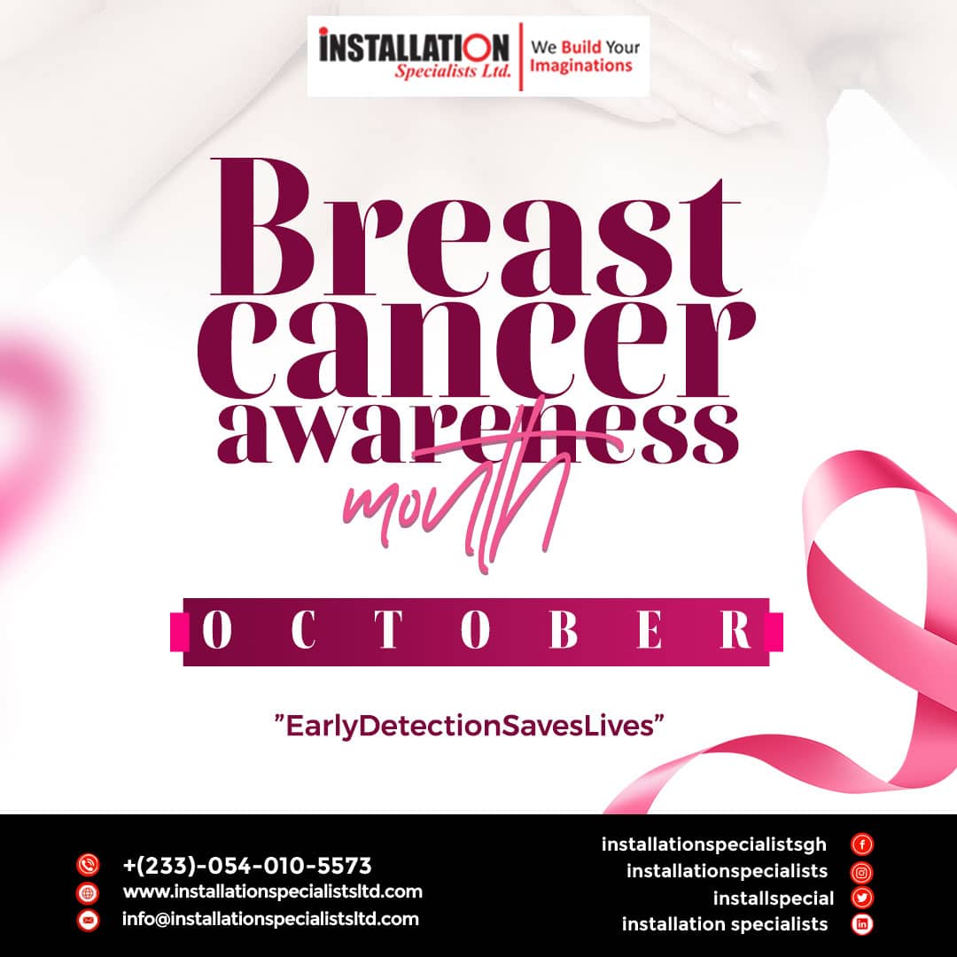 installspecial's tweet photo. The new day comes new strength and new thoughts.
October is here, examine your boobs and save your life from cancer.

HAPPY NEW MONTH.🎀
#EarlyDetectionSaves.
#BreastCancerAwarenessMonth https://t.co/X6jnF4bV2a